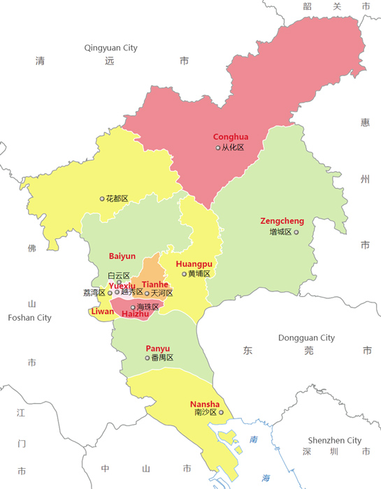 Guangzhou Map