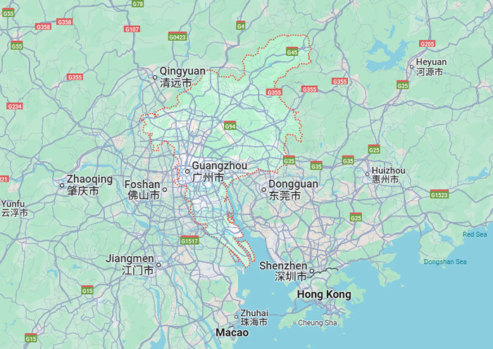Guangzhou Map
