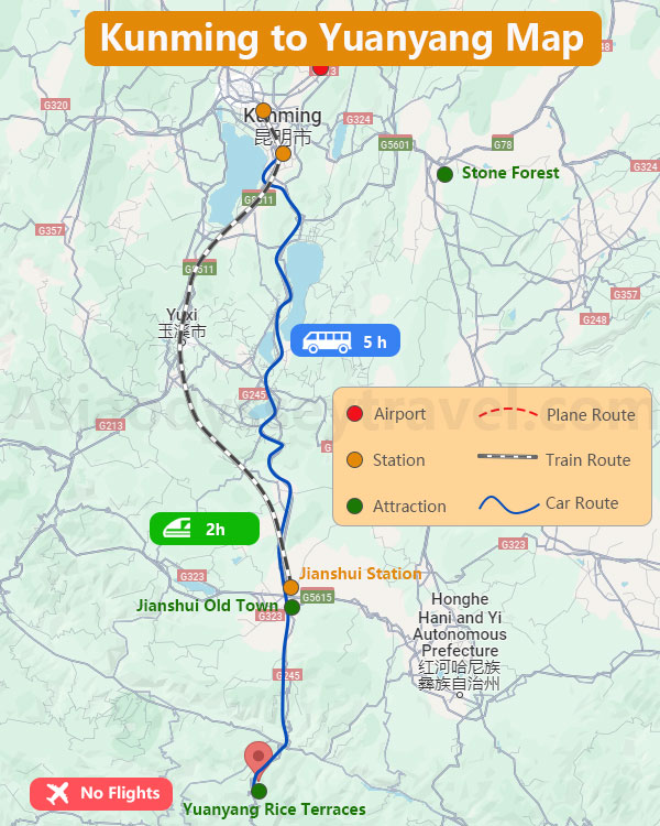 Kunming Map: Map of Kunming Yunnan China (Updated 2025)