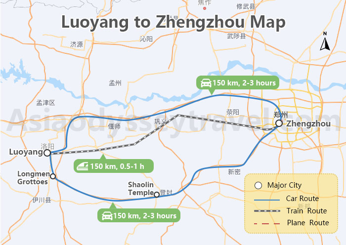 Luoyang Tourist Map: Luoyang Map with Tourist Attractions