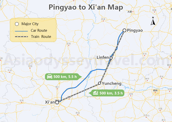 Shanxi Map
