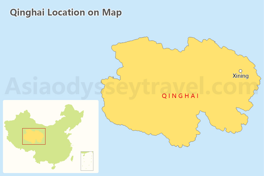 Qinghai Map: Map of Qinghai Province China (Updated 2025)