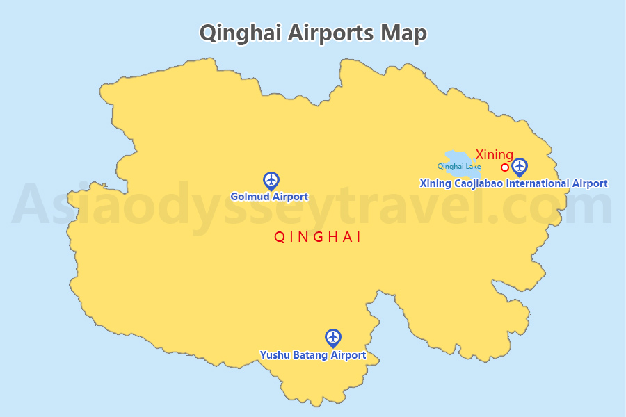 Qinghai Map: Map of Qinghai Province China (Updated 2025)