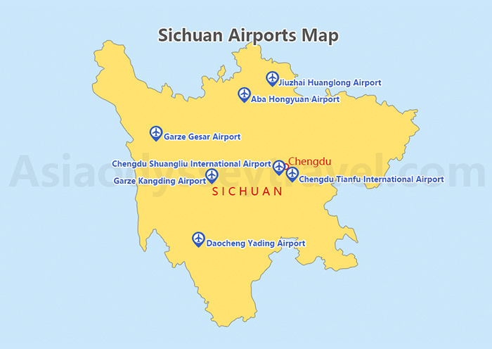 Sichuan Maps: Tourist Map of Sichuan China (2025)