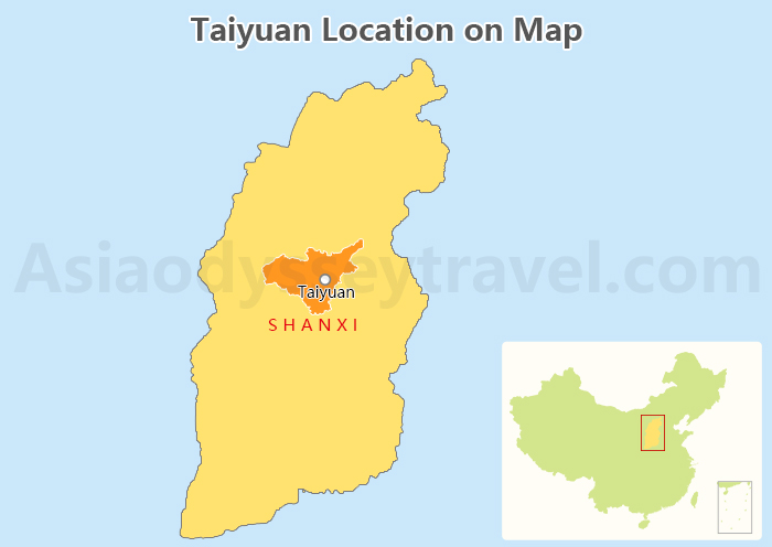 Taiyuan Location Map