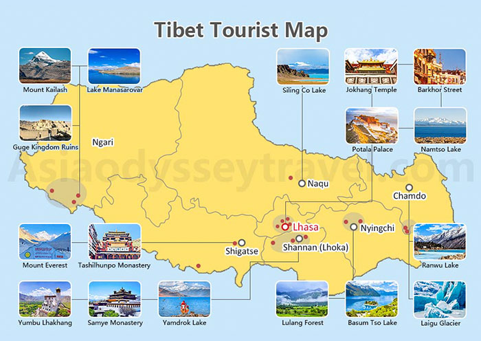 Map of Tibet