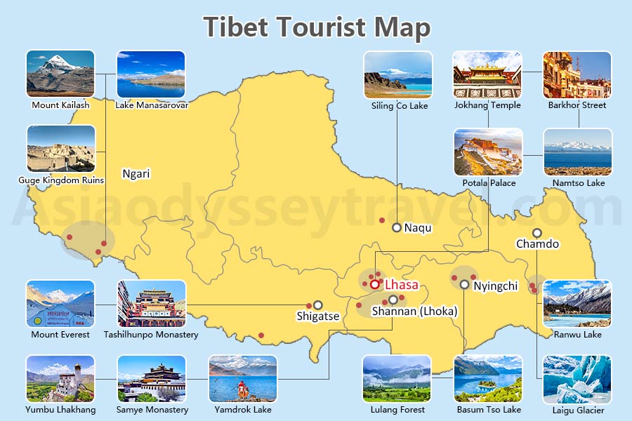 Tibet map