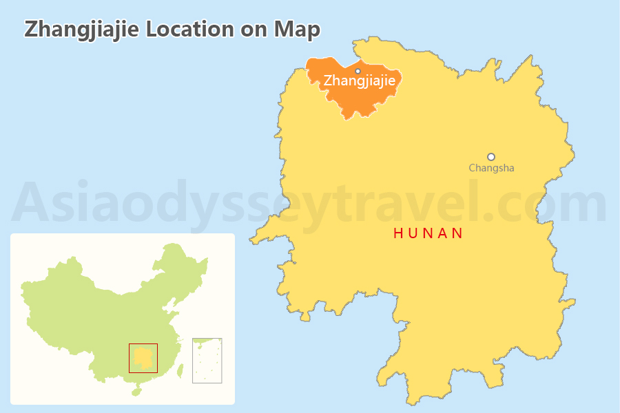 Zhangjiajie Maps: Tourist Map of Zhangjiajie (Updated 2025)