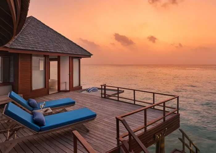 Anantara Dhigu Resort & Spa Sunset Over Water Villa