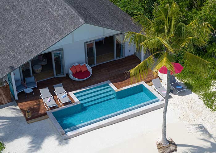 Coracora Maldives Two Bedroom Family Beach Pool Villa