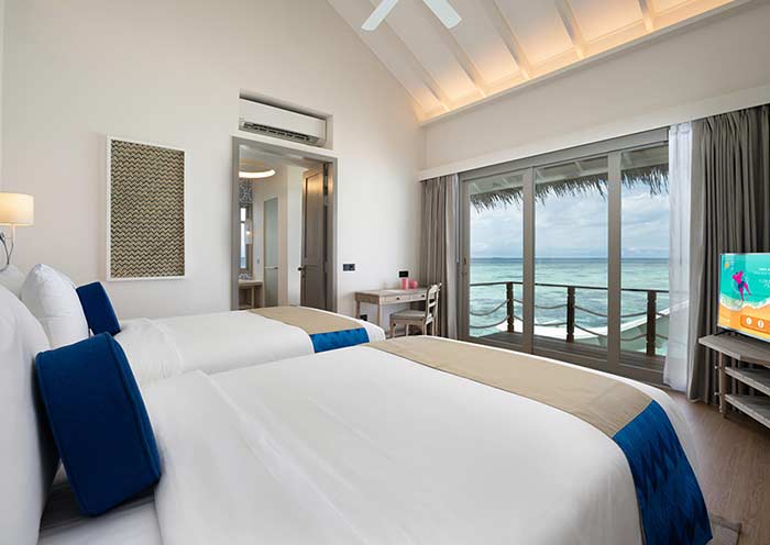 Coracora Maldives Two Bedroom Lagoon Pool Villa with Slide