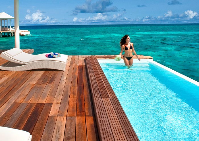 Diamonds Thudufushi Maldives Two Bedroom Pool Water Villas
