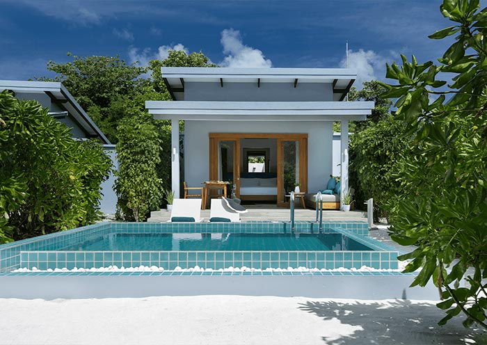 Ifuru Island Maldives - Sunset Beach Villa with Pool
