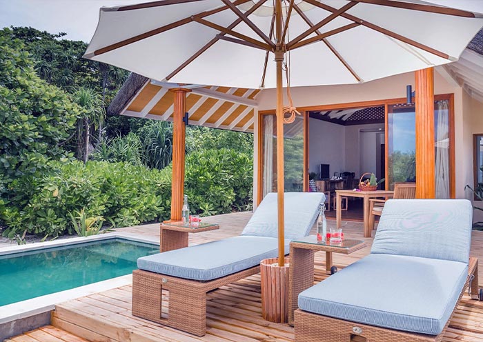 Kudafushi Resort & Spa - Beach Villa with Pool