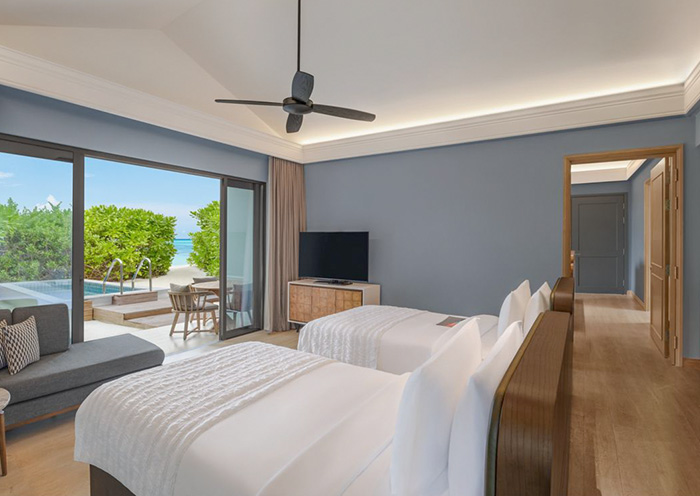 Le Méridien Maldives Resort & Spa - Two-Bedroom Beach Villa with Pool
