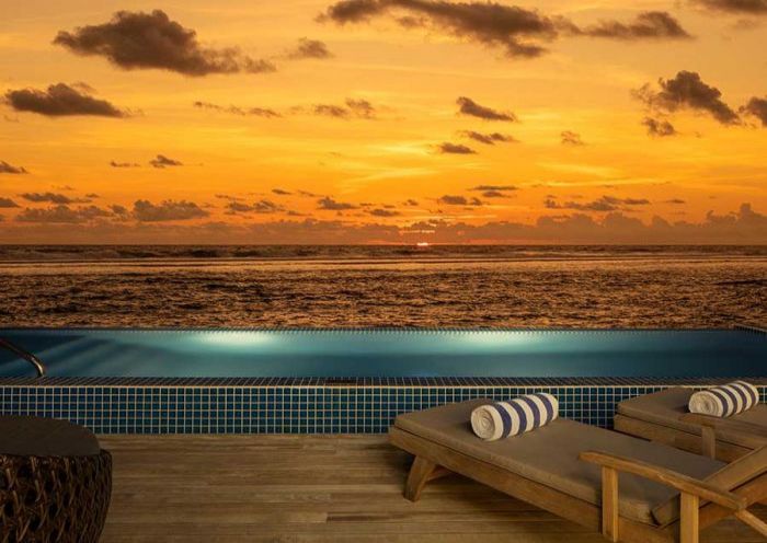 Overwater Villa - Pool and Sunset View
