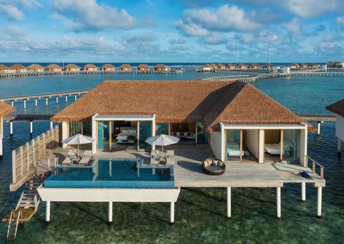 Three Bedroom Overwater Villa-Pool and Lagoon View
