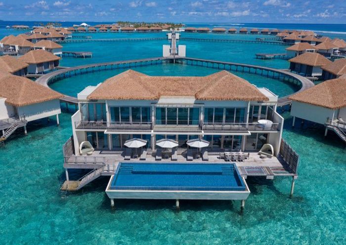 Three Bedroom Presidential Overwater Villa with Pool
