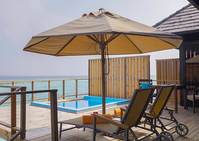 Sun Siyam lru Fushi Maldives Horizon Water Villa with Pool