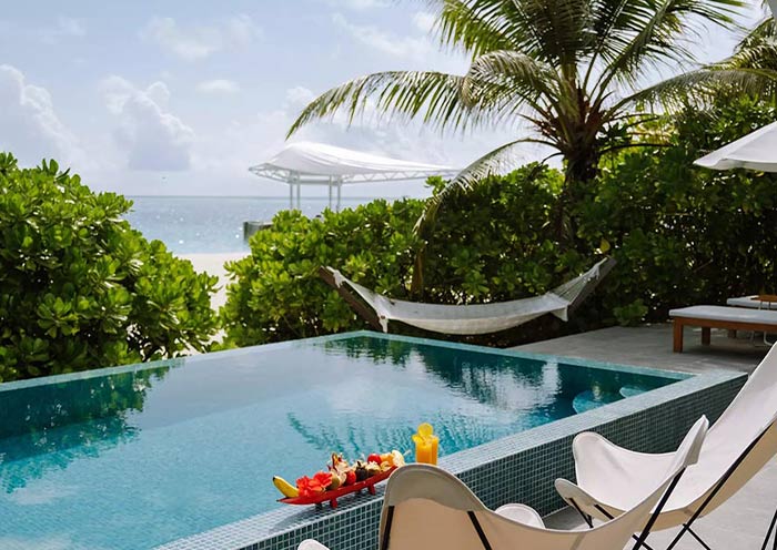 The Standard, Huruvalhi Maldives - 2 Bedroom Lagoon Beach Pool Villa
