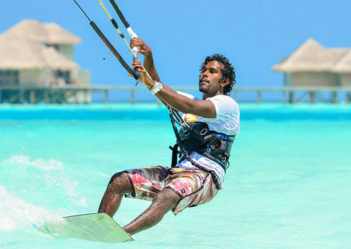 Kitesurfing