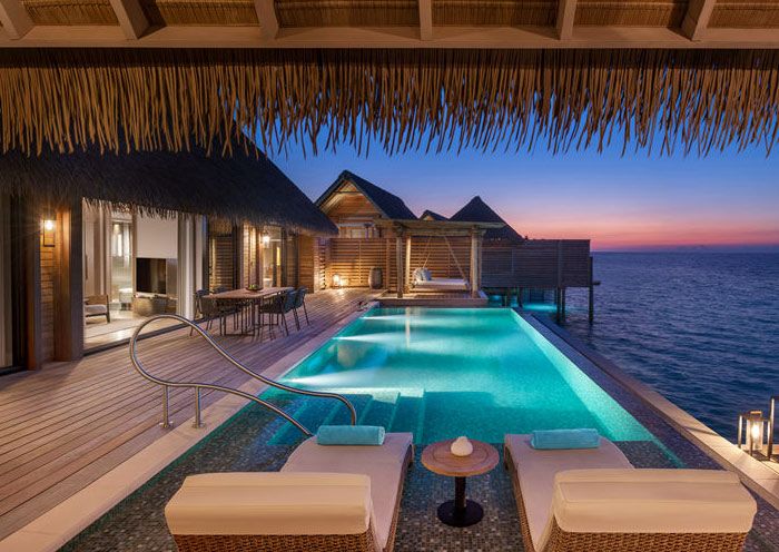 Two Oueen Bedded Grand Overwater Villa with Pool
