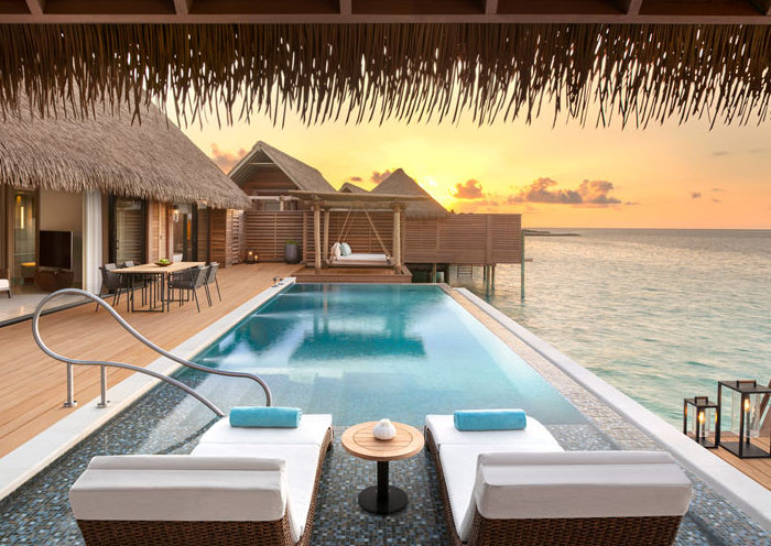 Two Queen Bedded Overwater Villa with Pool
