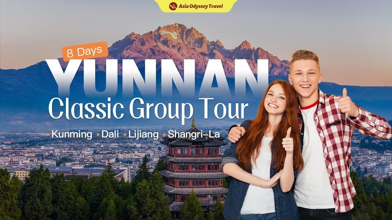 8 Days Classic Yunnan Group Tour: Kunming Dali Lijiang Shangri-La
